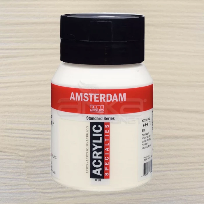 Amsterdam Akrilik Boya 500ml 818 Pearl Yellow