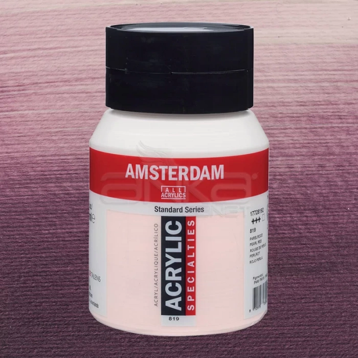 Amsterdam Akrilik Boya 500ml 819 Pearl Red