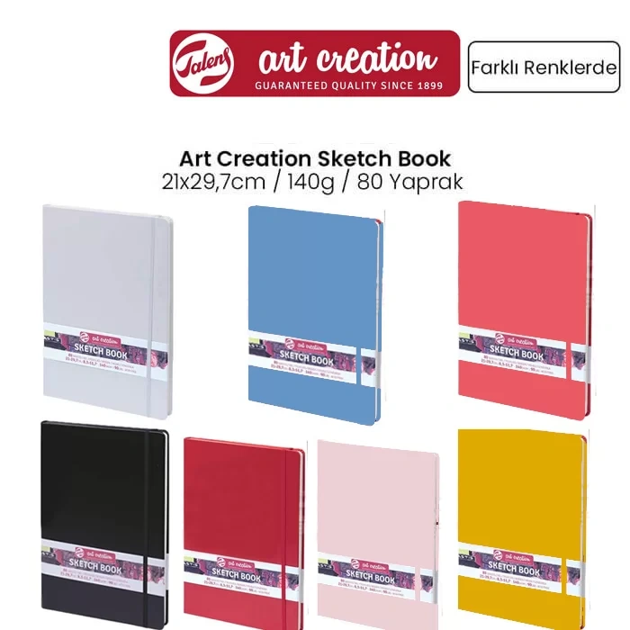 Talens Art Creation Sketch Book 21x29,7cm 140g 80 Yaprak