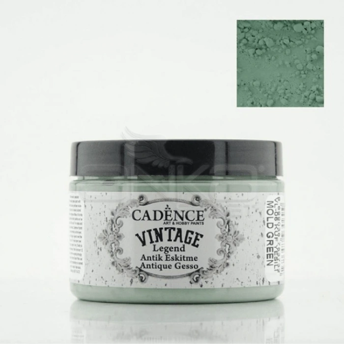 Cadence Vintage Antik Eskitme Boyası 150ml 06 Küf Yeşili