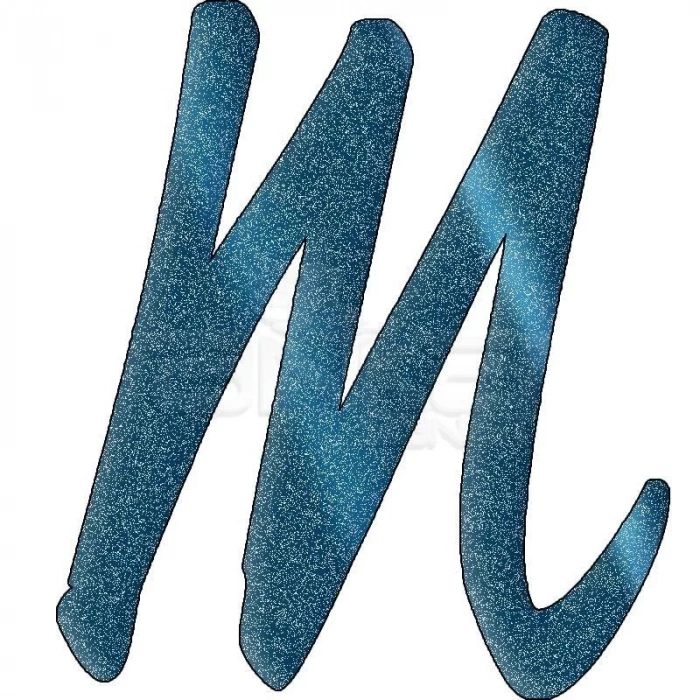 Cadence Boncuk Boyası Simli 50ml Royal Mavi No:468