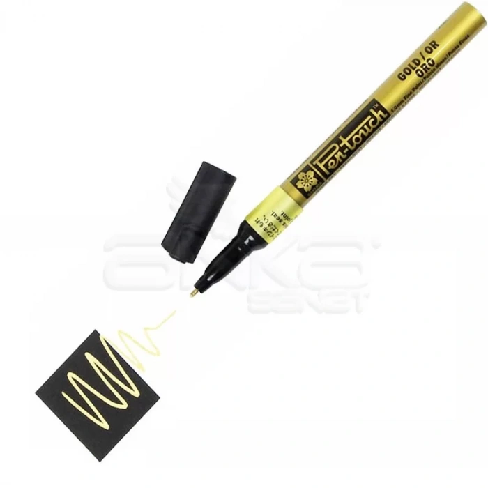 Sakura Pen-touch Marker Kalem 0,7 (Extra Fine) Altın