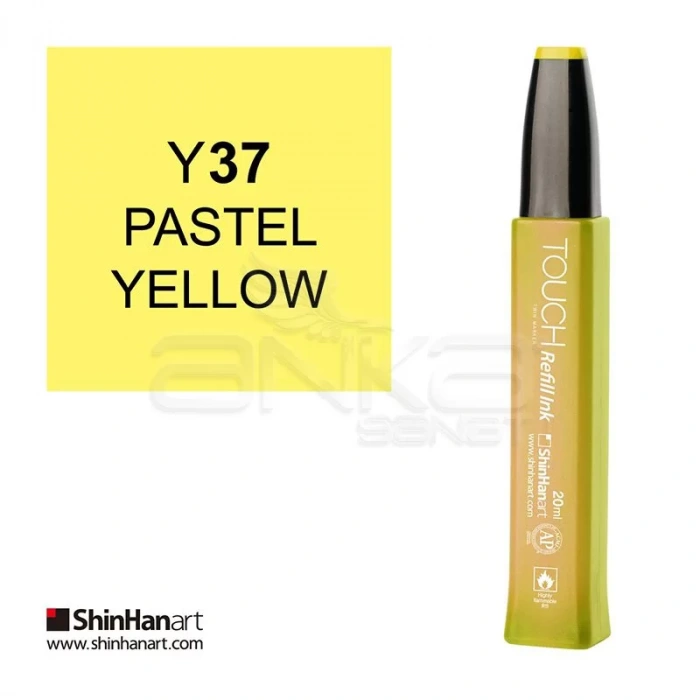 Touch Twin Marker Refill İnk 20ml Y37 Pastel Yellow