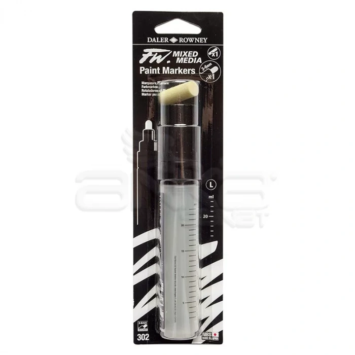 Daler Rowney FW Mixed Media Paint Marker Sets 302 3-6mm Teknik Uç (L)