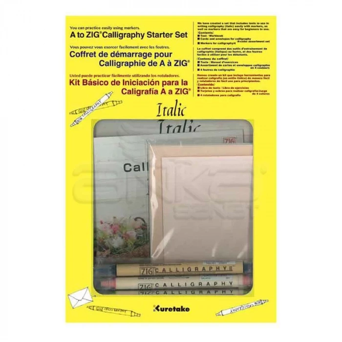 Zig Kaligrafi Başlangıç Seti İtalik MSST-001