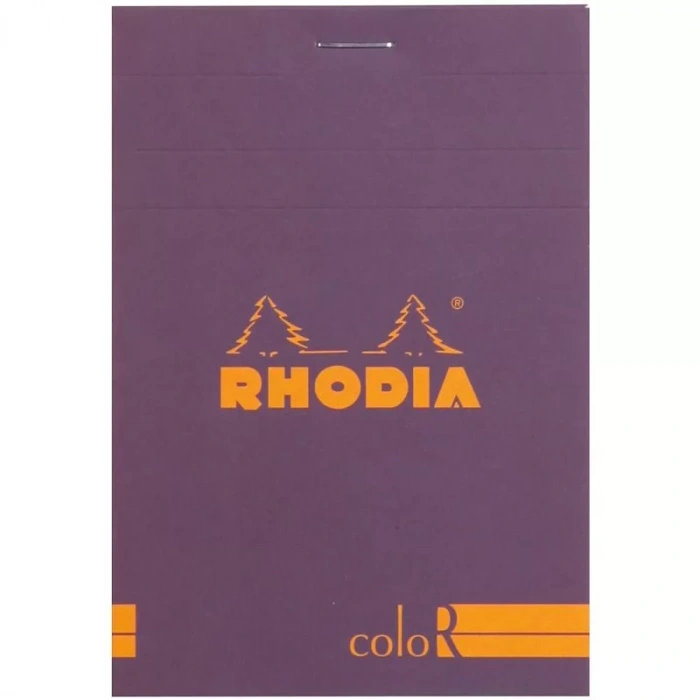 Rhodia Basic Çizgili Bloknot Purple Kapak 90g 70 Yaprak A5