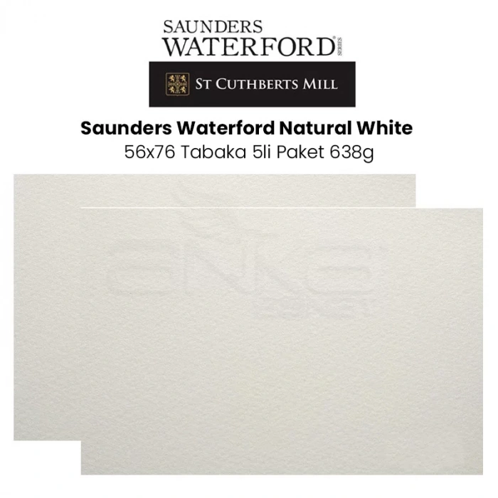 Saunders Waterford Natural White 638g 56x76 Tabaka 5li Paket