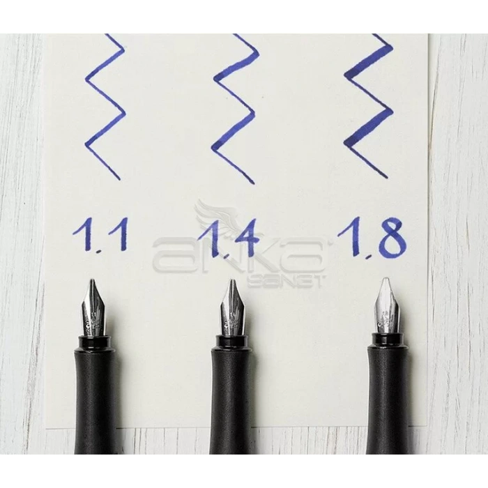 Faber-Castell Grip 2011 Dolma Kalem Kaligrafi Set Gümüş