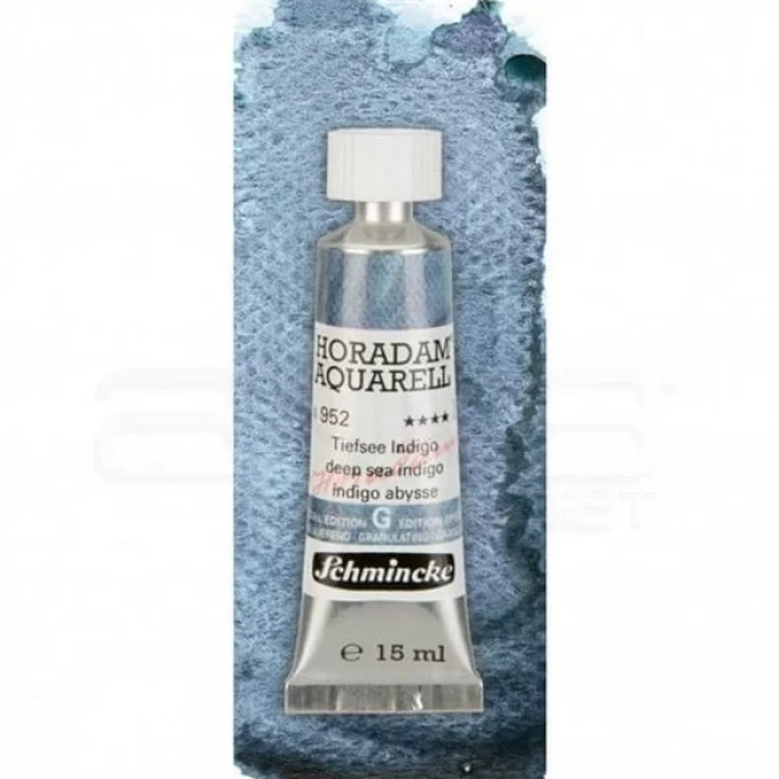 Schmincke Horadam Aquarell Tube 15ml Super Granulation 952 Deep Sea Indigo