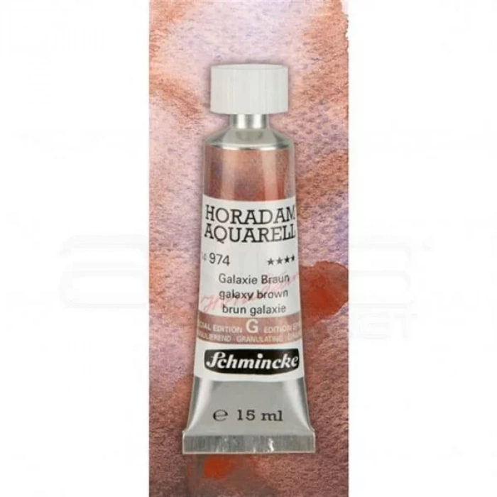 Schmincke Horadam Aquarell Tube 15ml Super Granulation 974 Galaxy Brown
