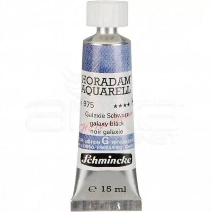 Schmincke Horadam Aquarell Tube 15ml Super Granulation 975 Galaxy Black