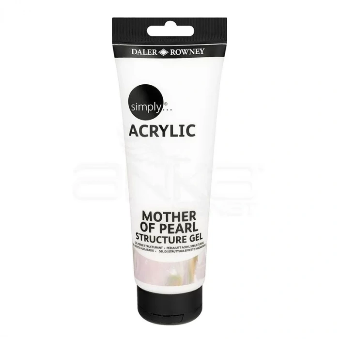 Daler Rowney Simply Mother Of Pearl Structure Gel 250ml