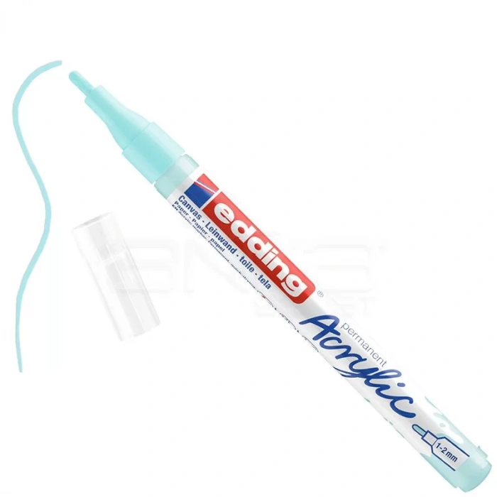 Edding 5300 Akrilik Marker Kalem 1-2mm Yuvarlak Uç 916 Pastel Mavi