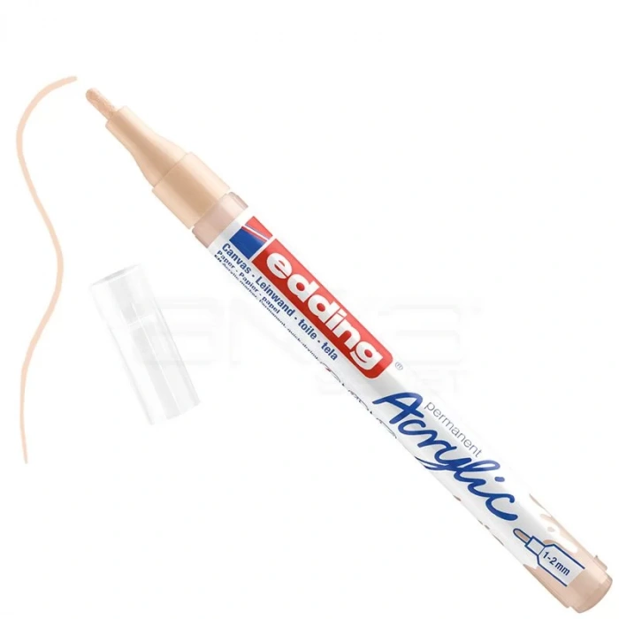 Edding 5300 Akrilik Marker Kalem 1-2mm Yuvarlak Uç 255 Bej