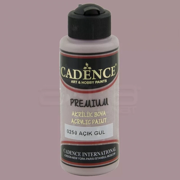 Cadence Premium Akrilik Boya 120ml 0250 Açık Gül