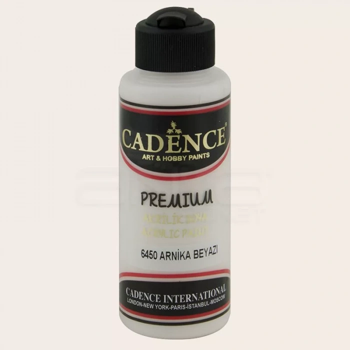 Cadence Premium Akrilik Boya 120ml 6450 Arnika Beyaz