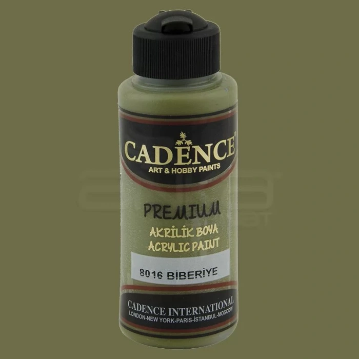 Cadence Premium Akrilik Boya 120ml 8016 Biberiye