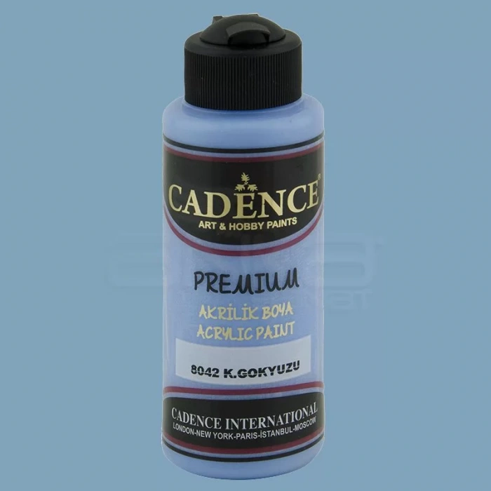 Cadence Premium Akrilik Boya 120ml 8042 K. Gökyüzü