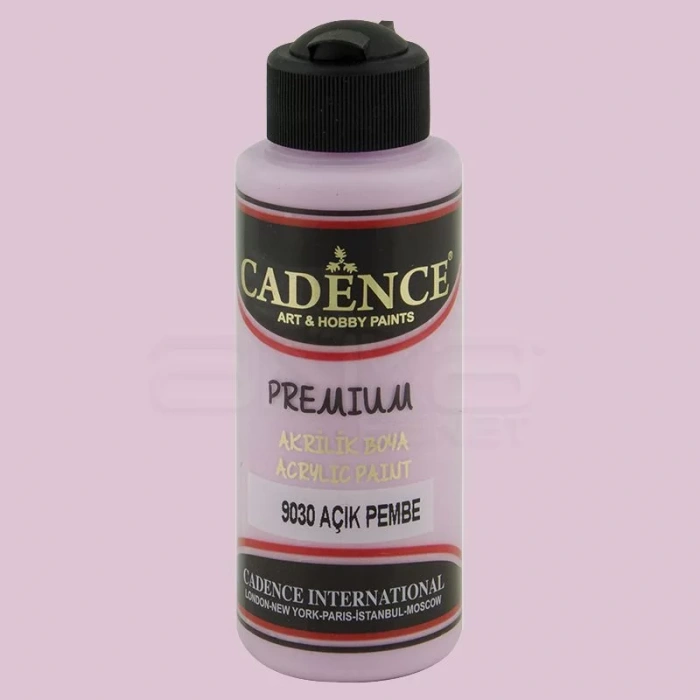 Cadence Premium Akrilik Boya 120ml 9030 Açık Pembe