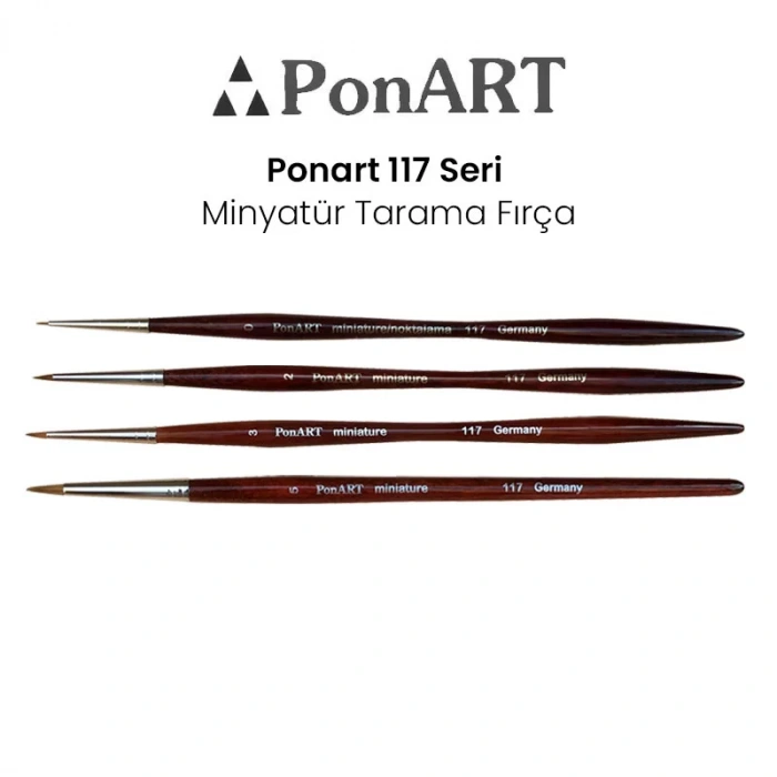 Ponart 117 Seri Minyatür Fırça