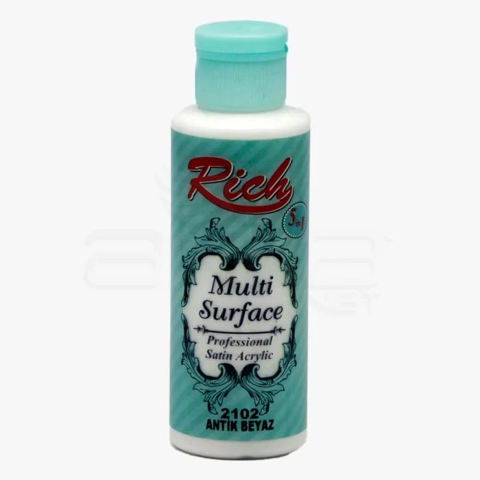 Rich Multi Surface Akrilik Boya 120ml 2102 Antik Beyaz