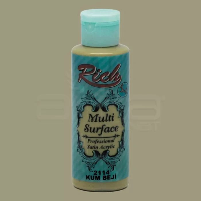 Rich Multi Surface Akrilik Boya 120ml 2114 Kum Beji