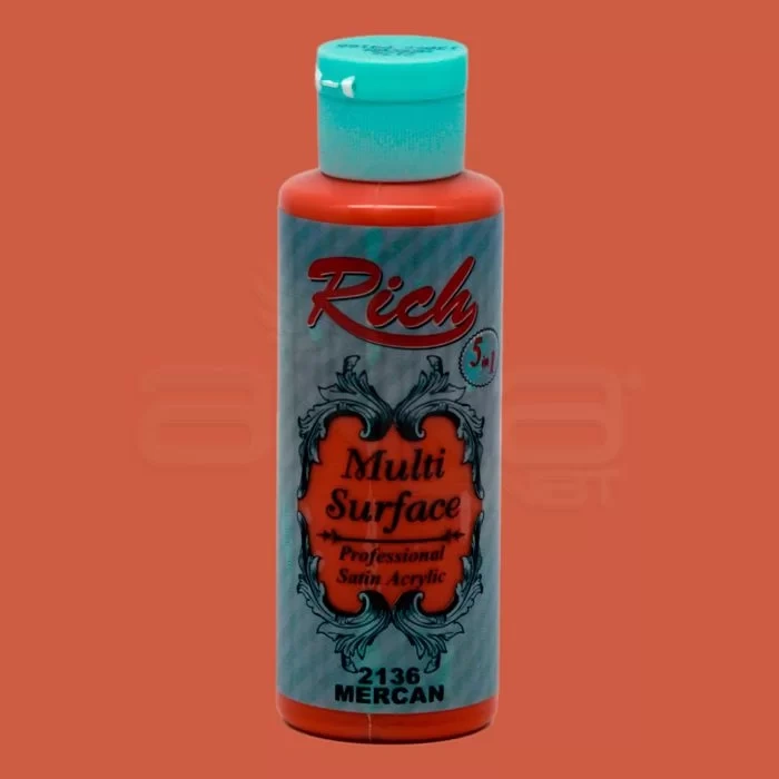 Rich Multi Surface Akrilik Boya 120ml 2136 Mercan