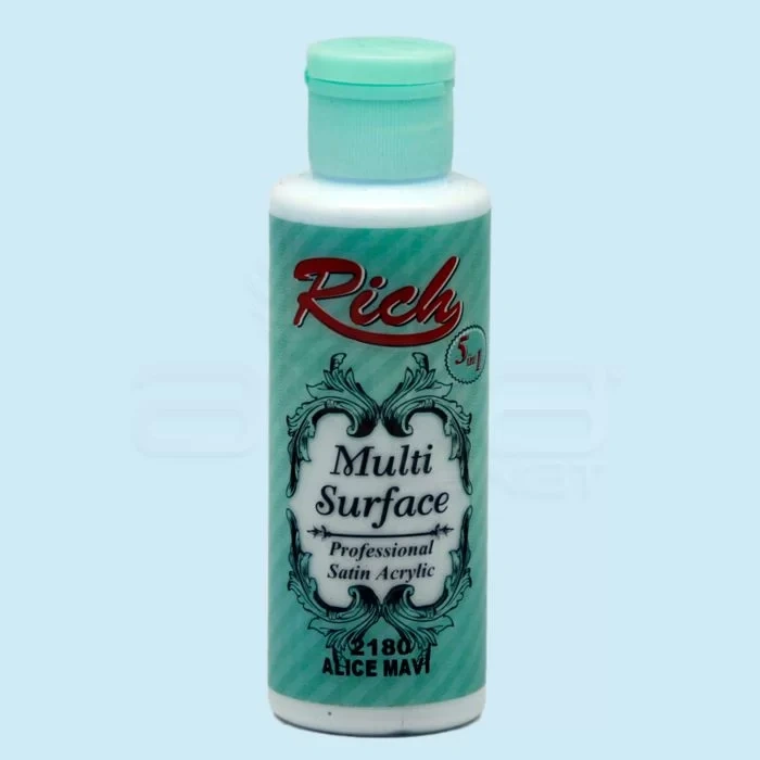 Rich Multi Surface Akrilik Boya 120ml 2180 Alıce Mavi