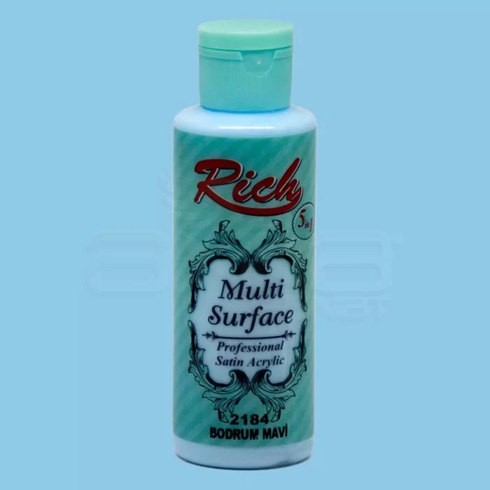 Rich Multi Surface Akrilik Boya 120ml 2184 Bodrum Mavi