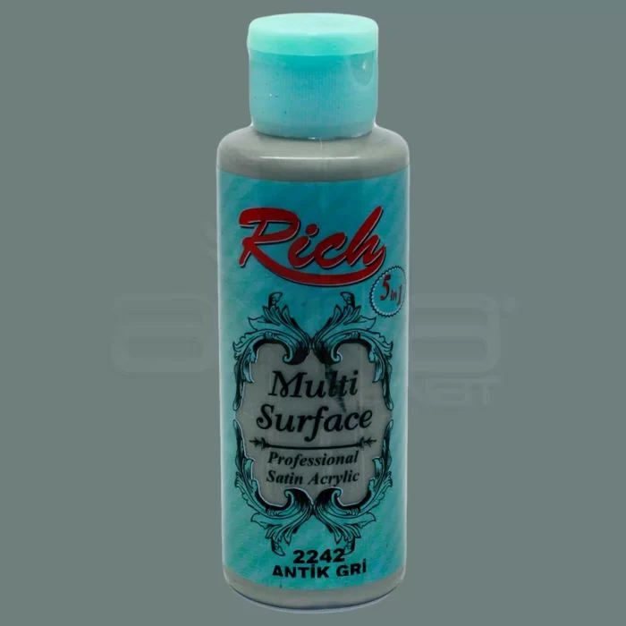 Rich Multi Surface Akrilik Boya 120ml 2242 Antik Gri