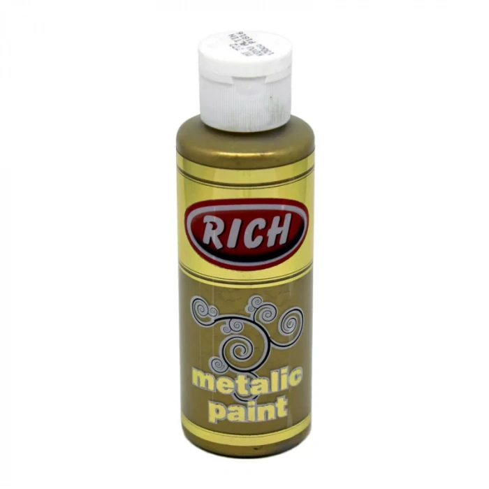 Rich Akrilik Metalik Boya 120ml 772 Koyu Altın