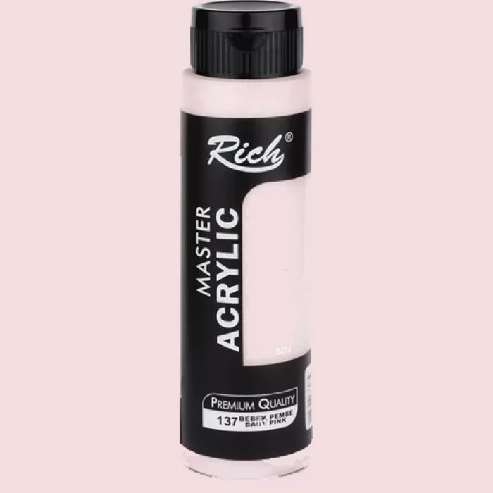 Rich Master Akrilik Boya 500ml 137 Bebek Pembe