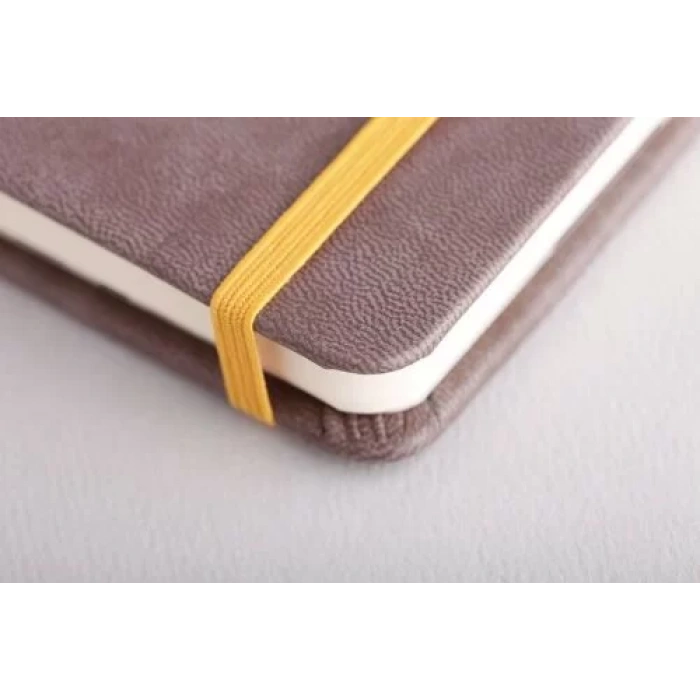 Rhodia Boutique Rodiarama Renkler Italyan Deri Defter  Chocolate A6