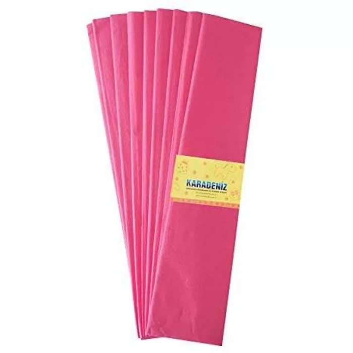 Lino Lüx Krapon Kağıdı 10lu 50cmx2m Pembe