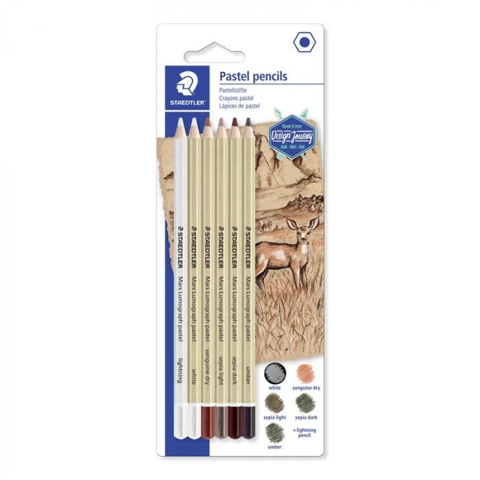 Staedtler Mars Lumograf Pastel Kalem 6lı Set 100P-SBK6