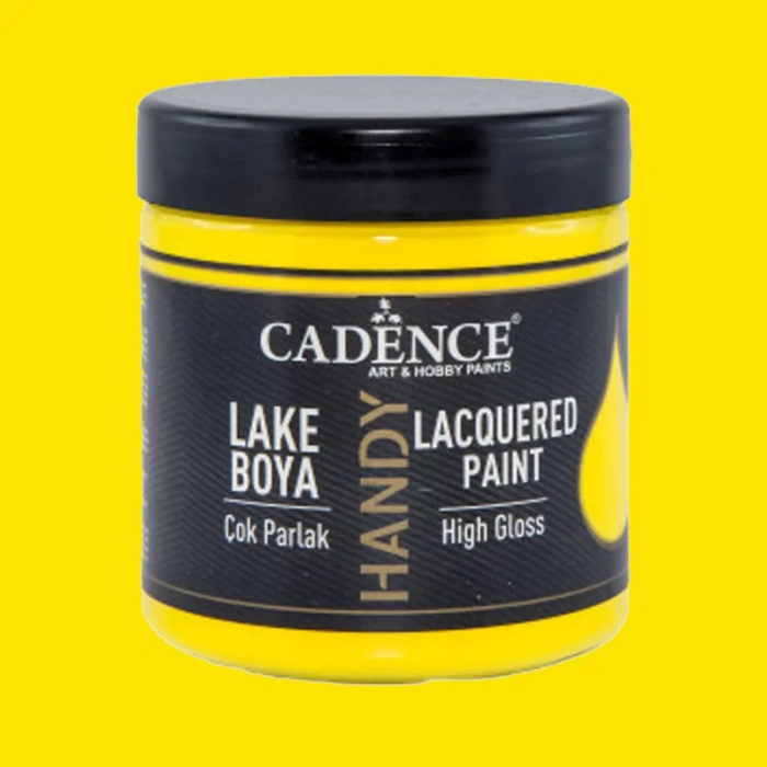 Cadence Handy Lake Vernikli Mobilya Boyası 007 Limon Sarı 250ml