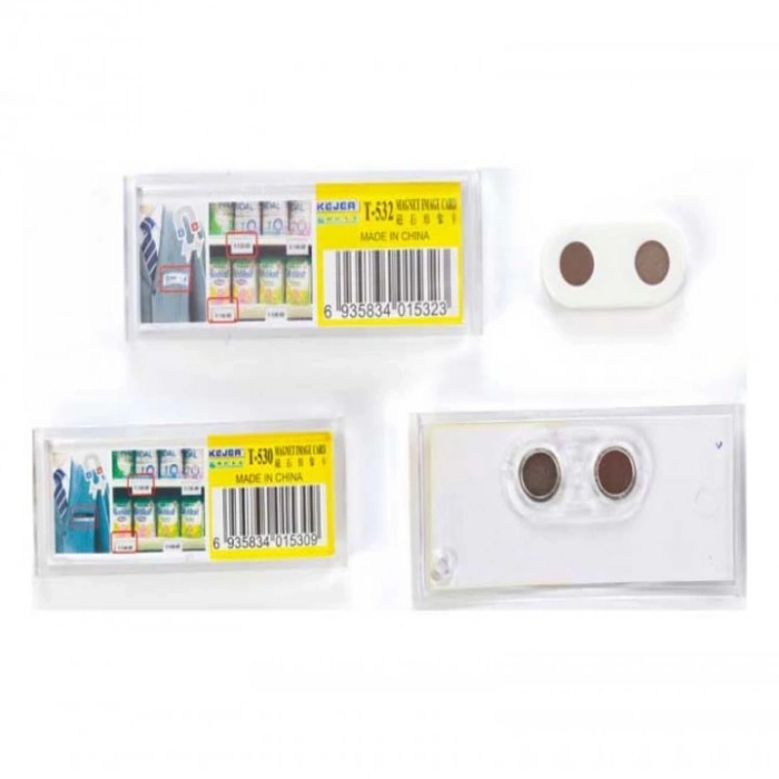 KEJEA T-532 MIKNATISLI İSİMLİK BOMBELİ - 81X29MM - 25ADET