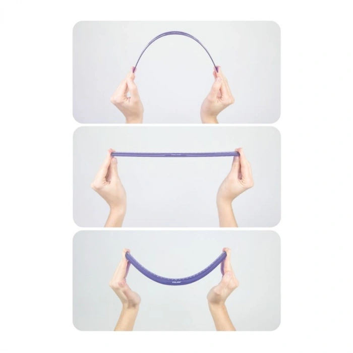 MILAN 359801 ACID MAVİ ESNEK CETVEL SETİ - 4LÜ