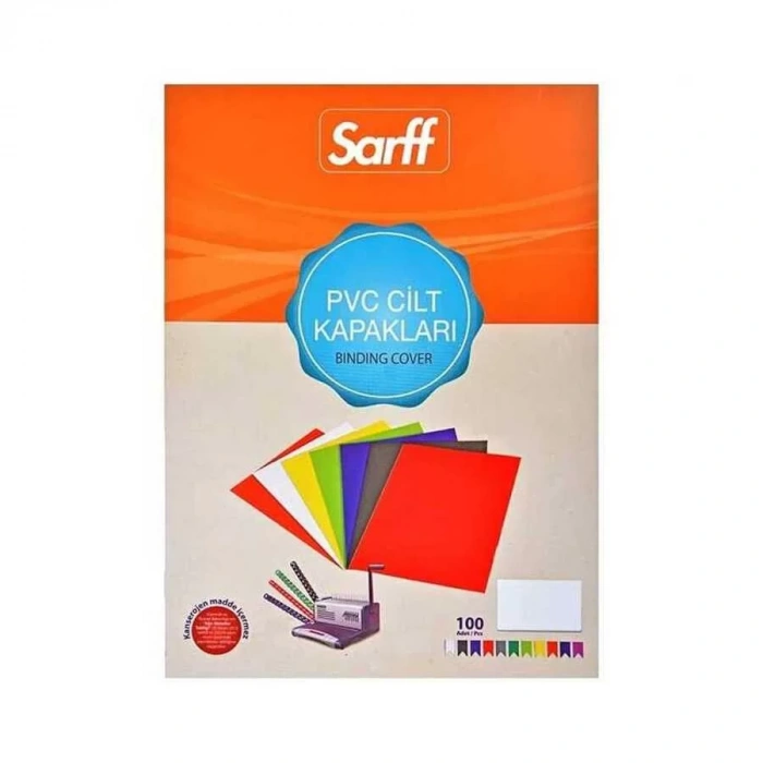 Sarff Cilt Kapağı A3 160 Micron PVC Şeffaf 100lü