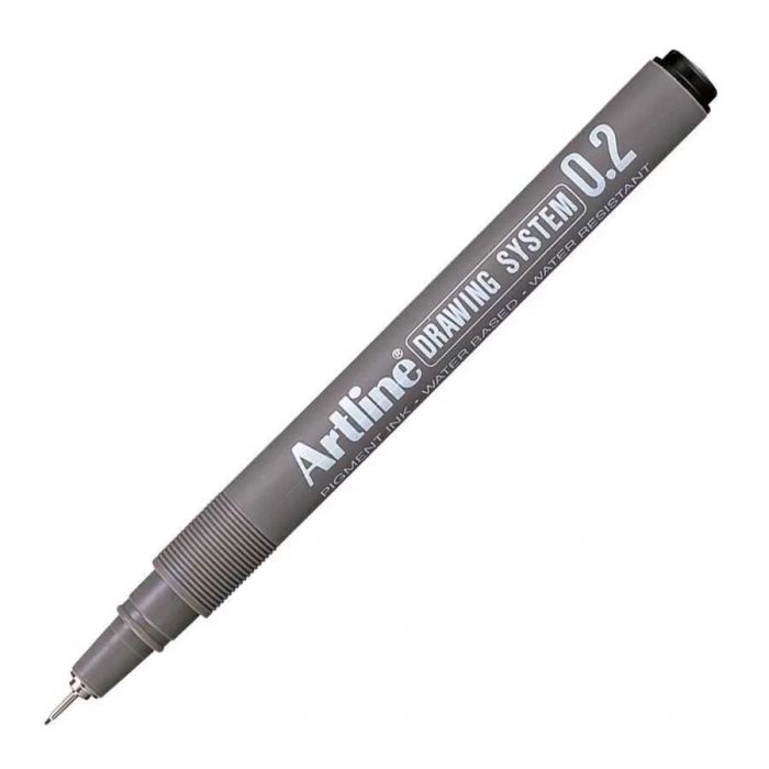 Artline 232 Çizim Kalemi Drawing System 0.2 mm Siyah