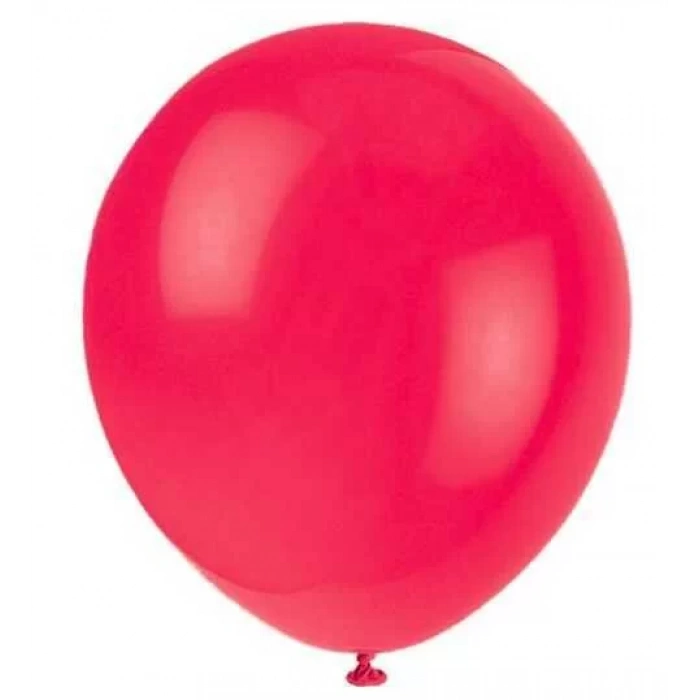 Balon Tek Renk 100lü Kırmızı 0015 KIR
