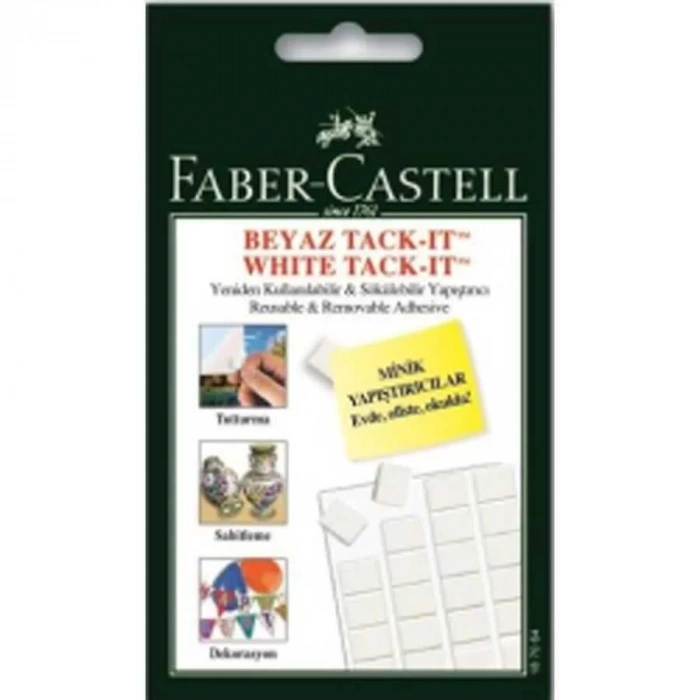 Faber Castell Hamur Yapıştırıcı Tack-it 50 gr Beyaz