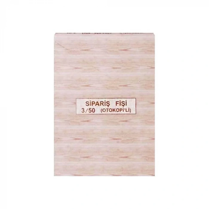 Dilman Otokopili Sipariş Fişi 3-50 2 Nüsha