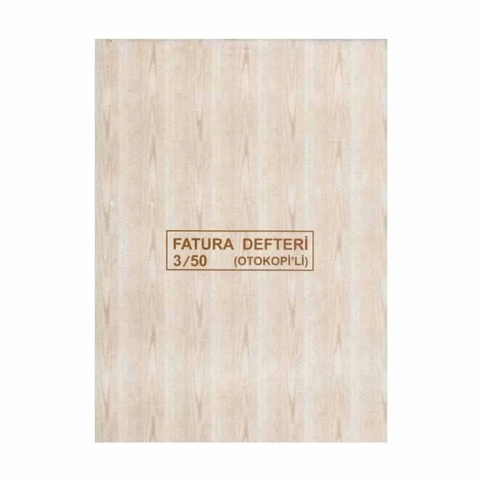 Dilman Otokopili Fatura Defteri 3-50 3 Nüsha