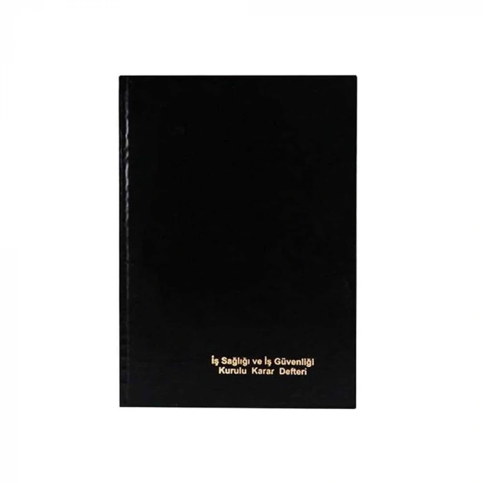 Dilman İş Sağlığı Ve İş Güvenliği Karar Defteri Ciltli 50li