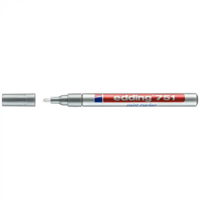 Edding 751 Tam Örtücü Boya Markörü Gümüş