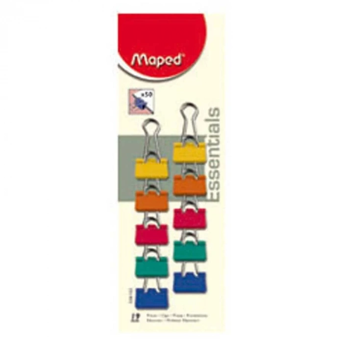 Maped Kıskaç Renkli 10lu 19 mm