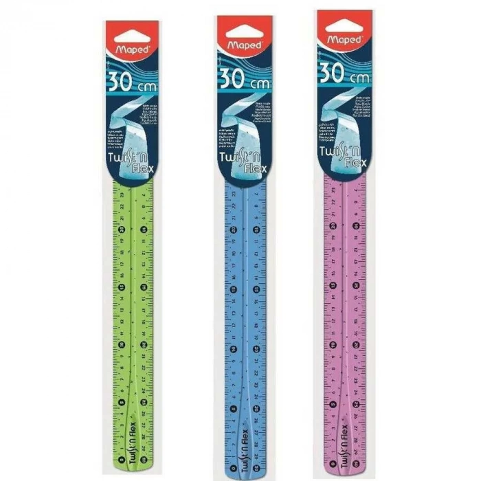 Maped Twistn Flex Esnek Cetvel Seti 30 cm