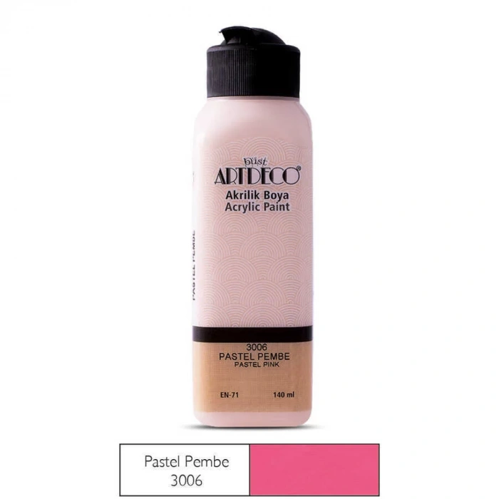 Artdeco Akrilik Boya 140 ml Pastel Pembe