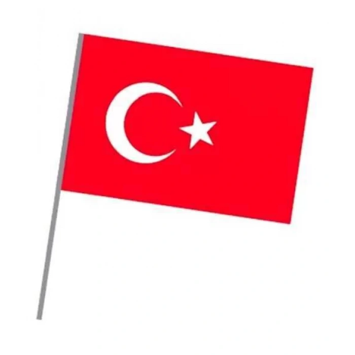 Vatan Sopalı Bez Bayrak 30x45 cm